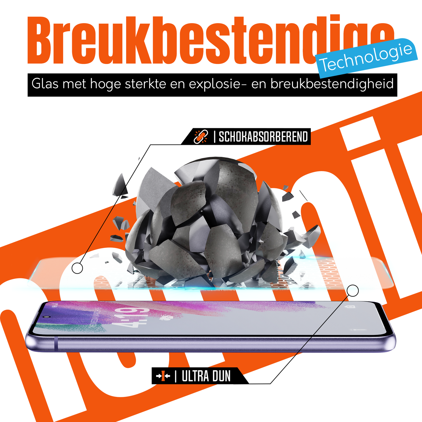 My Case 9H Gehard Glas Screenprotector voor Samsung Galaxy S21 FE