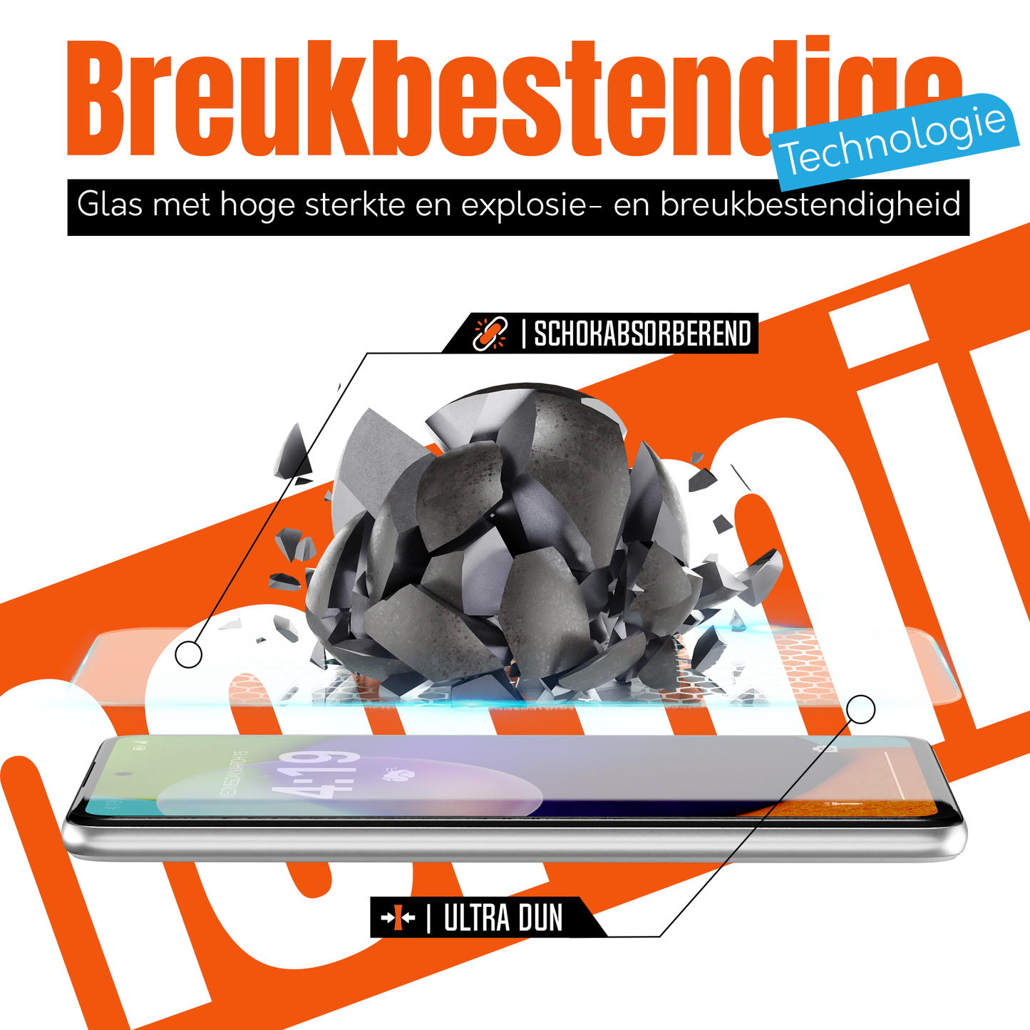 My Case 9H Gehard Glas Screenprotector voor Samsung Galaxy A52