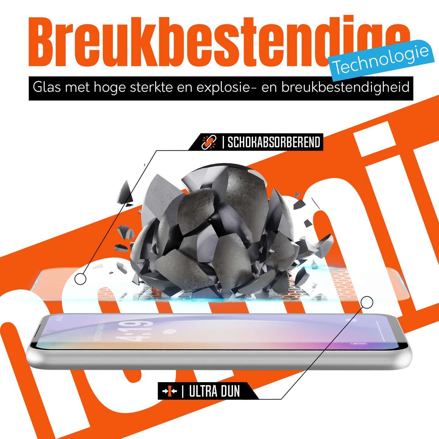 My Case 9H Gehard Glas Screenprotector voor Samsung Galaxy A54