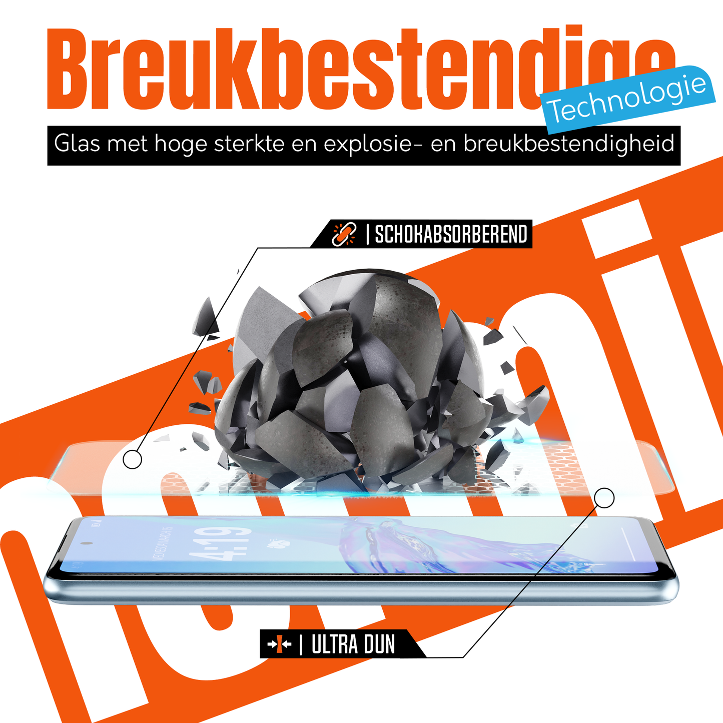 My Case 9H Gehard Glas Screenprotector voor Samsung Galaxy A53