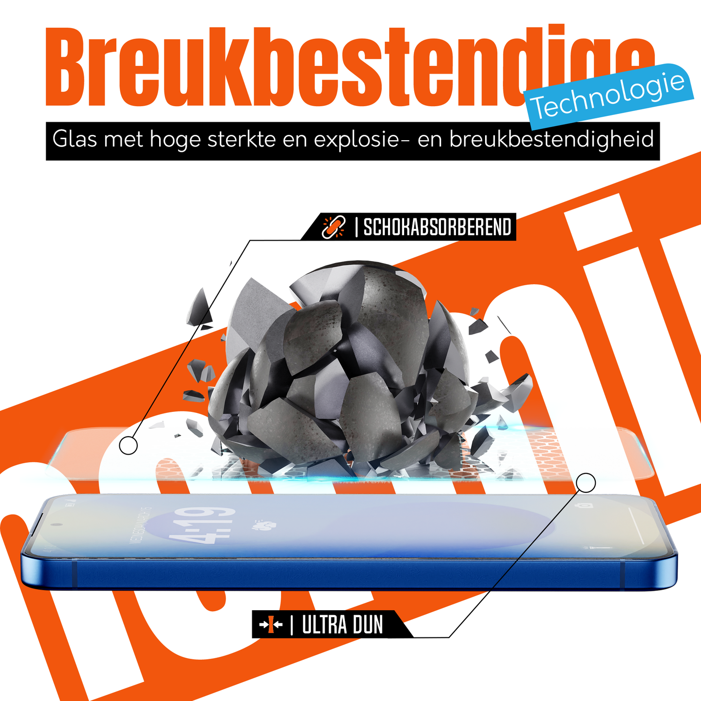 Samsung S25 Plus Screenprotector – 2x Tempered Glass Beschermglas