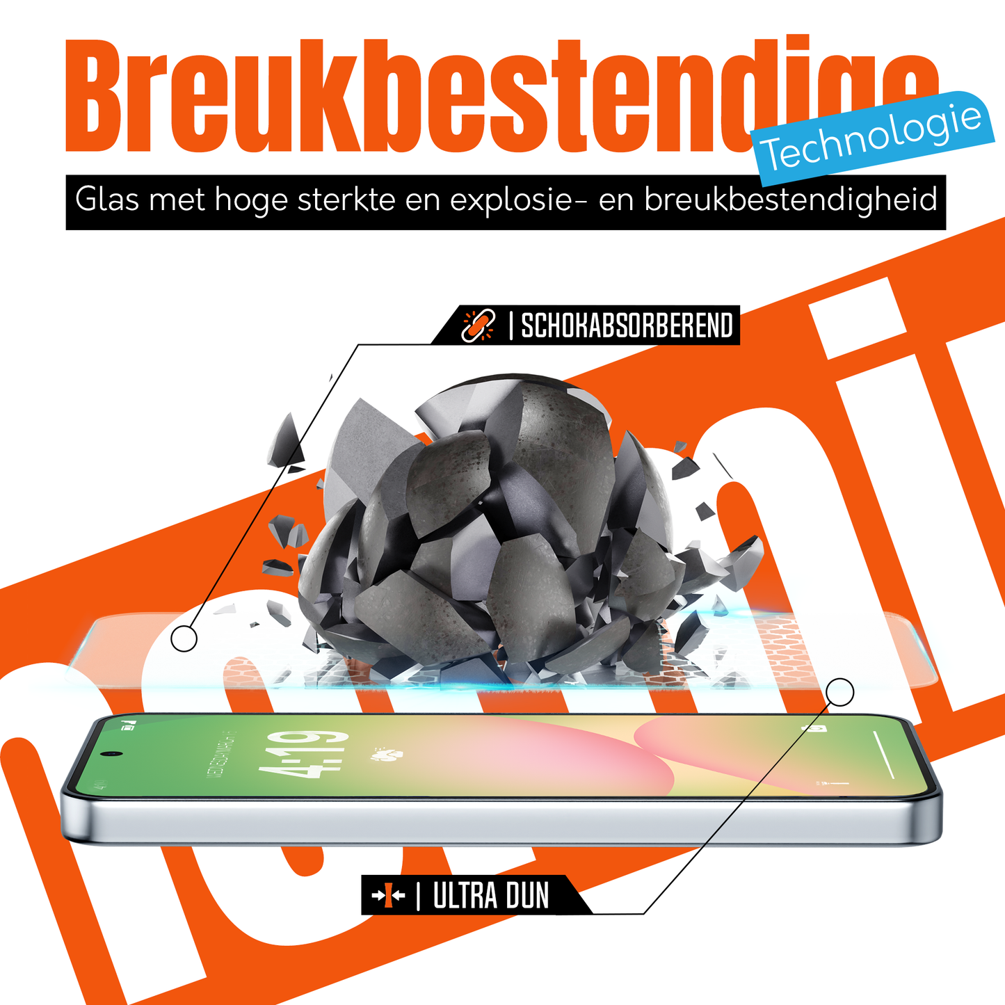 Samsung A56 Screenprotector – 2x Tempered Glass Beschermglas