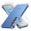 iTech Combo: 2 Screenprotectors & 1 Bumper Hoes voor Samsung Galaxy S25 Plus – 3-in-1 Bescherming