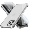 My Case Combo: Transparante Hoes met 2 Screenprotectors voor iPhone 11 Pro Max – Extra Veiligheid