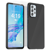 My Case Combo: Zwarte Siliconen Hoes met 2 Screenprotectors voor Samsung Galaxy A53 – Extra Veiligheid