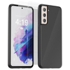 My Case Combo: Zwarte Siliconen Hoes met 2 Screenprotectors voor Samsung Galaxy S21 – Extra Veiligheid