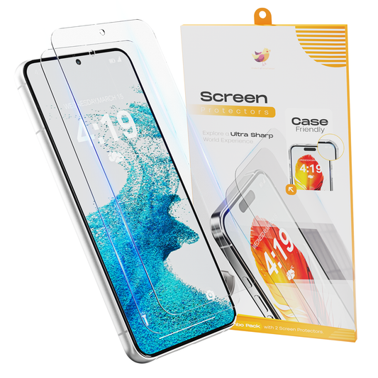 Solutionss4 Screenprotector voor Samsung Galaxy S22 – Case Vriendelijk