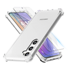 iTech Combo: 2 Screenprotectors & 1 Bumper Hoes voor Samsung Galaxy A54 – 3-in-1 Bescherming