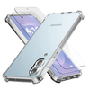 iTech Combo: 2 Screenprotectors & 1 Bumper Hoes voor Samsung Galaxy S25 Edge – 3-in-1 Bescherming
