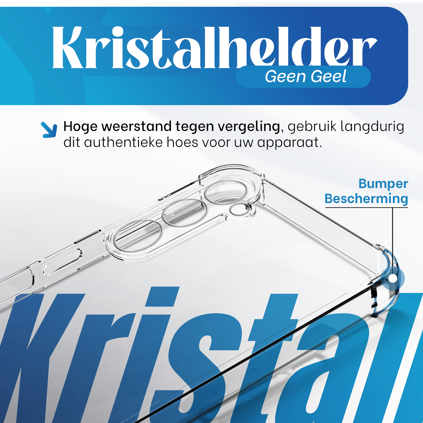 iTech Bumper Hoesje voor Samsung Galaxy S22 – Slank, Schokbestendig & Beschermend