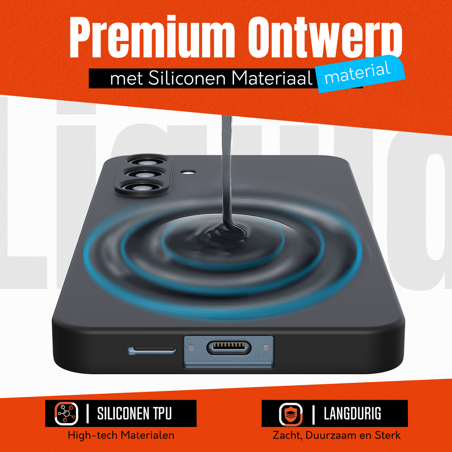 Samsung A56 Hoesje Zwart – Backcover met Optimale Bescherming | My Case