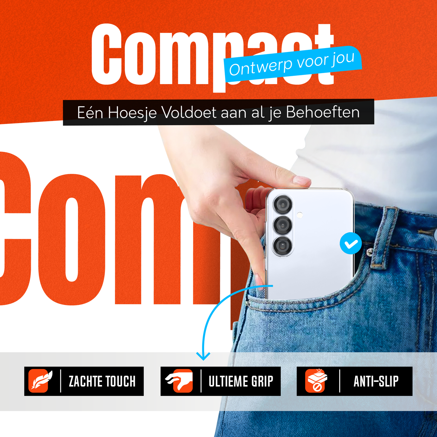 My Case Combo: Transparante Hoes met 2 Screenprotectors voor Samsung Galaxy S25 – Extra Veiligheid