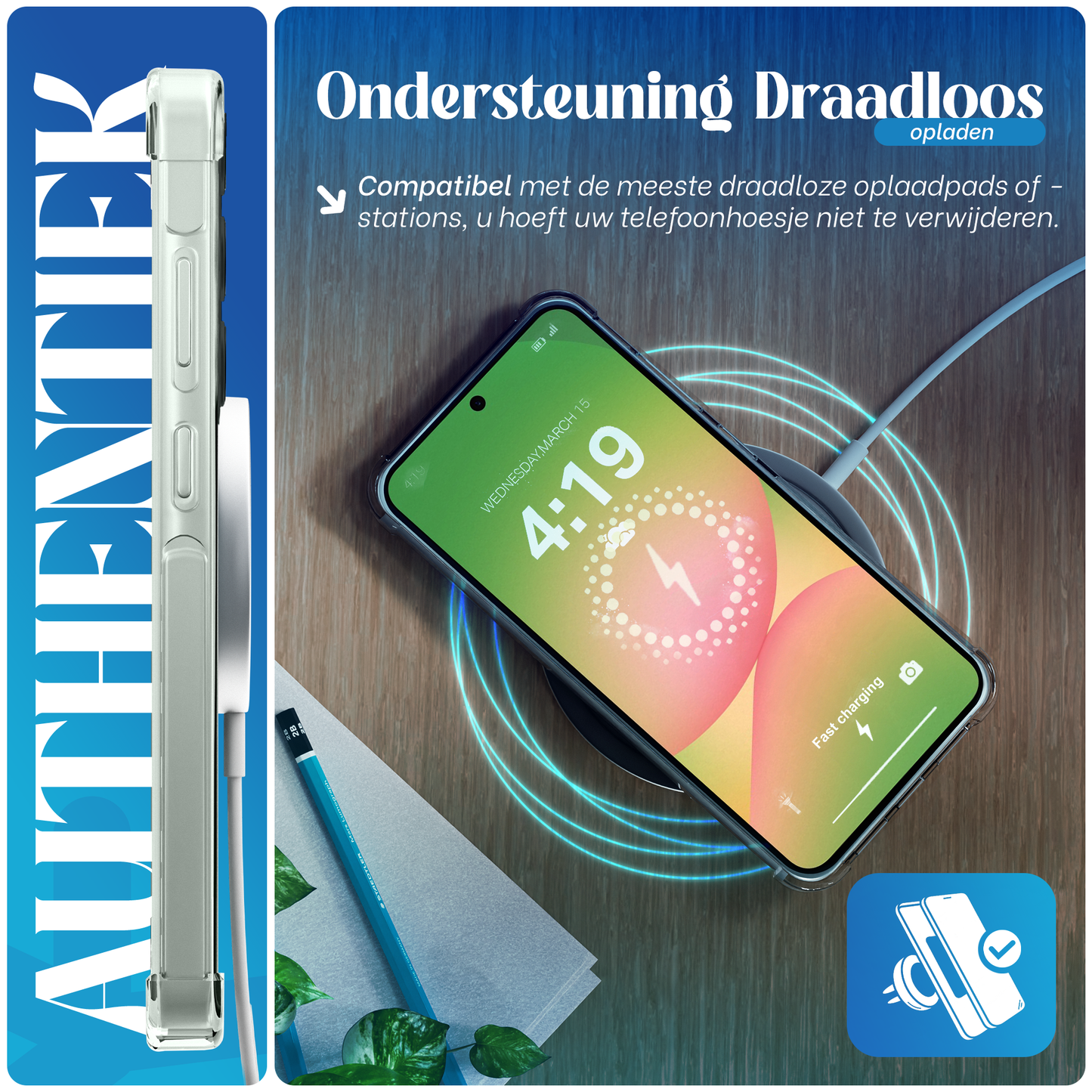 Samsung A56 Hoesje – Transparante Siliconen Shockproof Case
