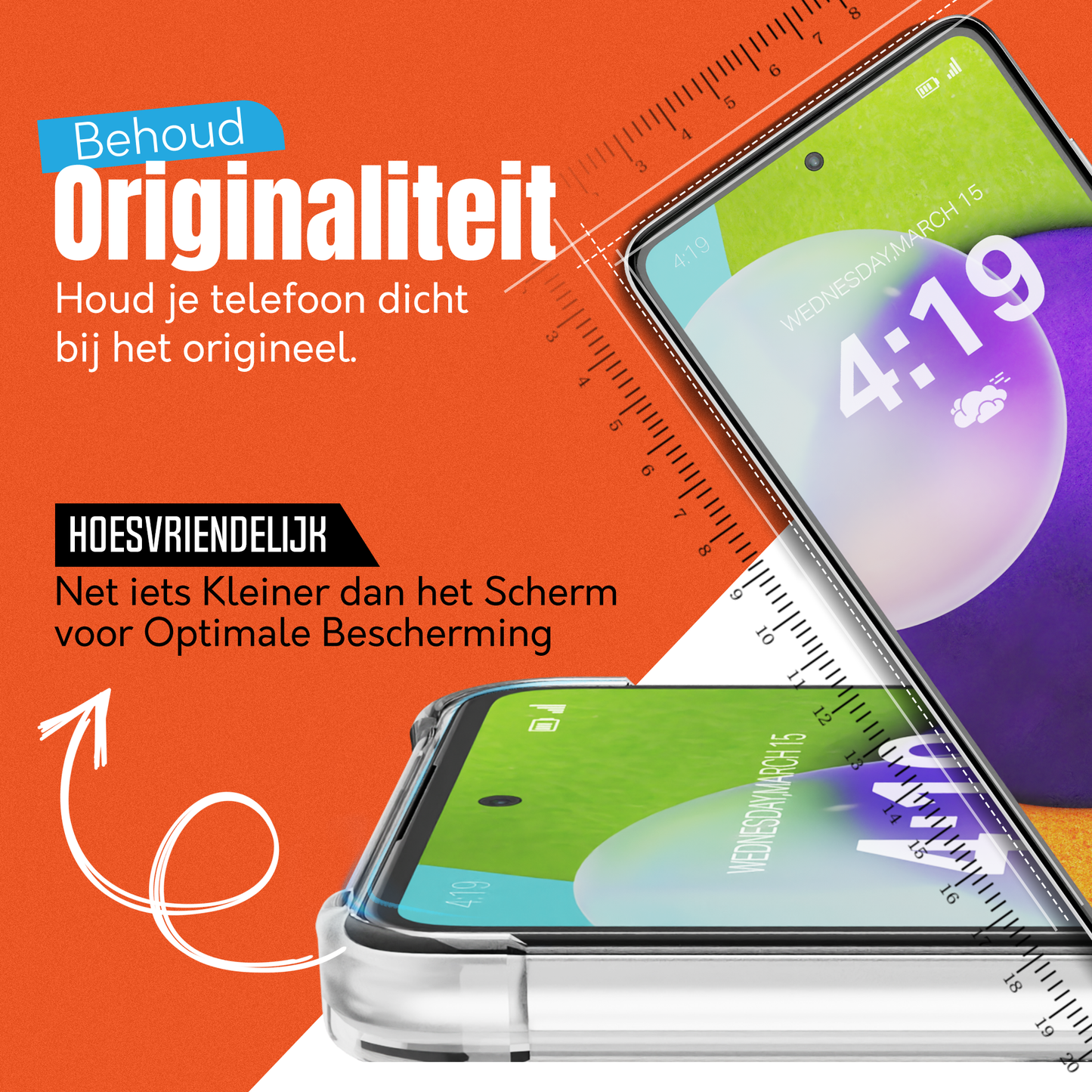 My Case 9H Gehard Glas Screenprotector voor Samsung Galaxy A52