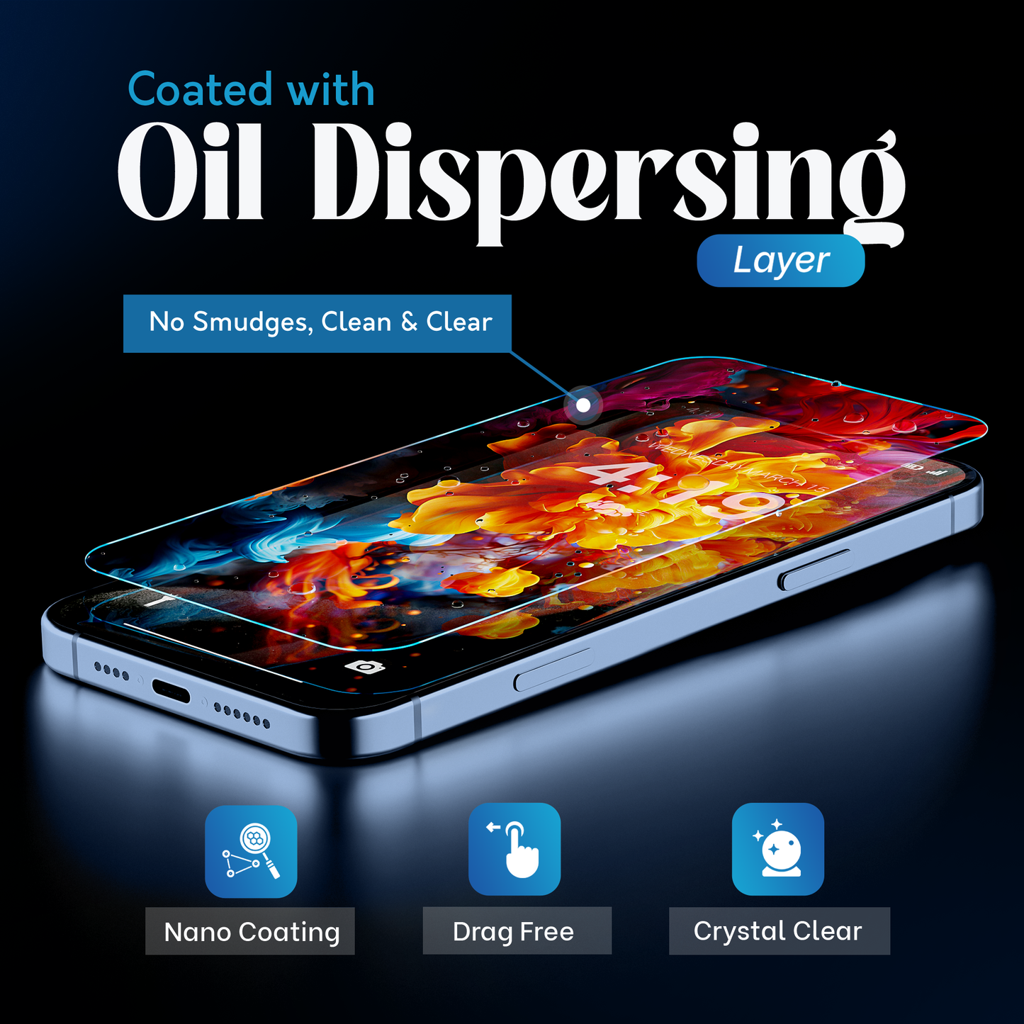 iPhone 17 hoesje Transparant - screenprotector - camera protector