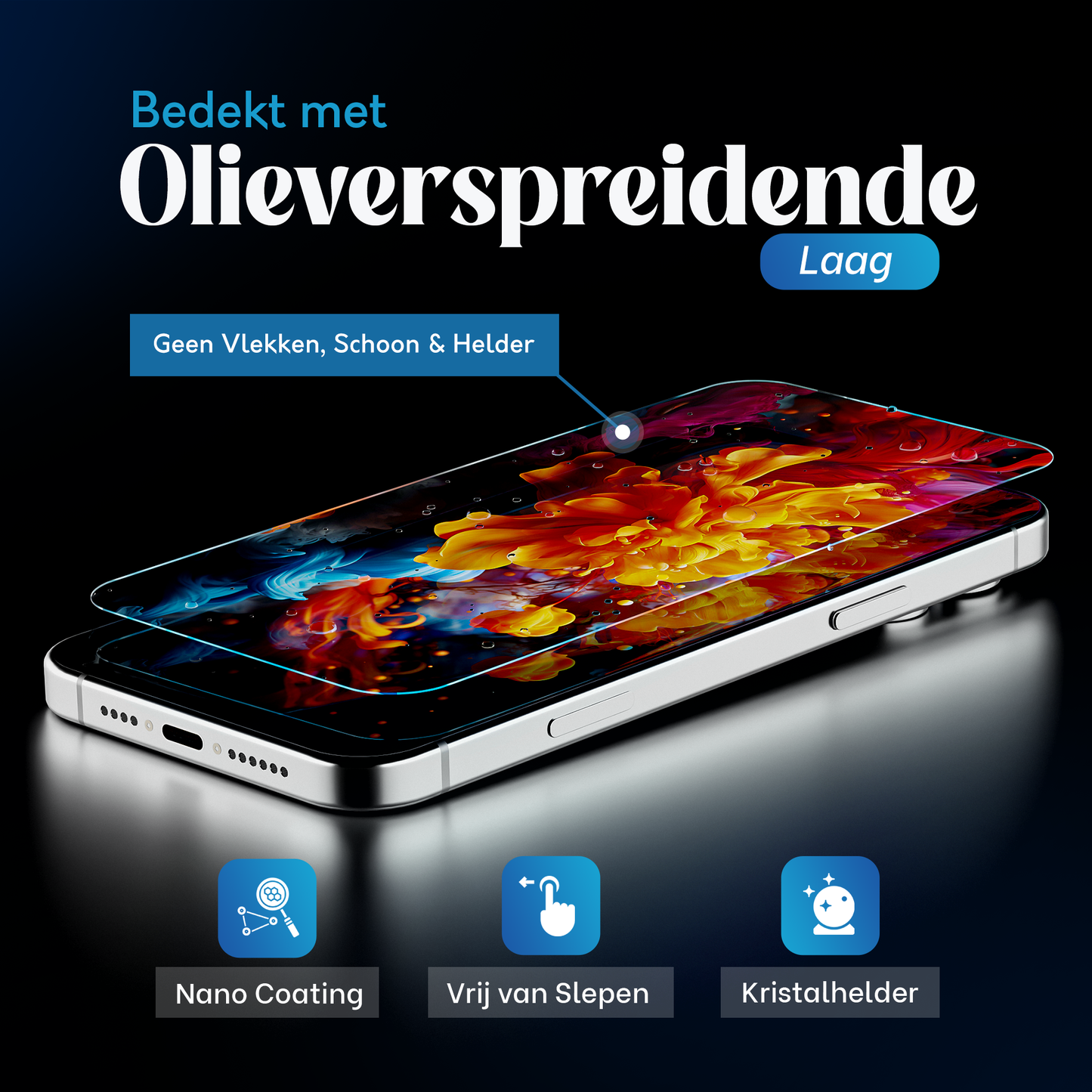 iTech COMBO voor iPhone 13 – Complete 4-in-1 Bescherming