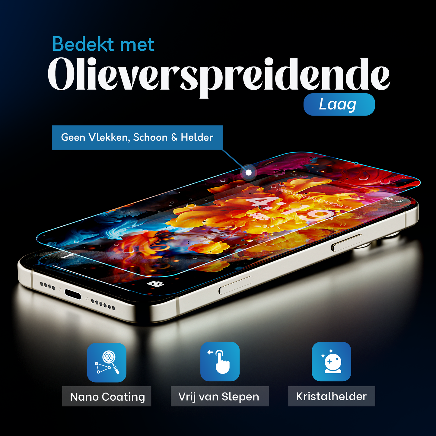 iTech COMBO voor iPhone 16 Pro – Complete 4-in-1 Bescherming