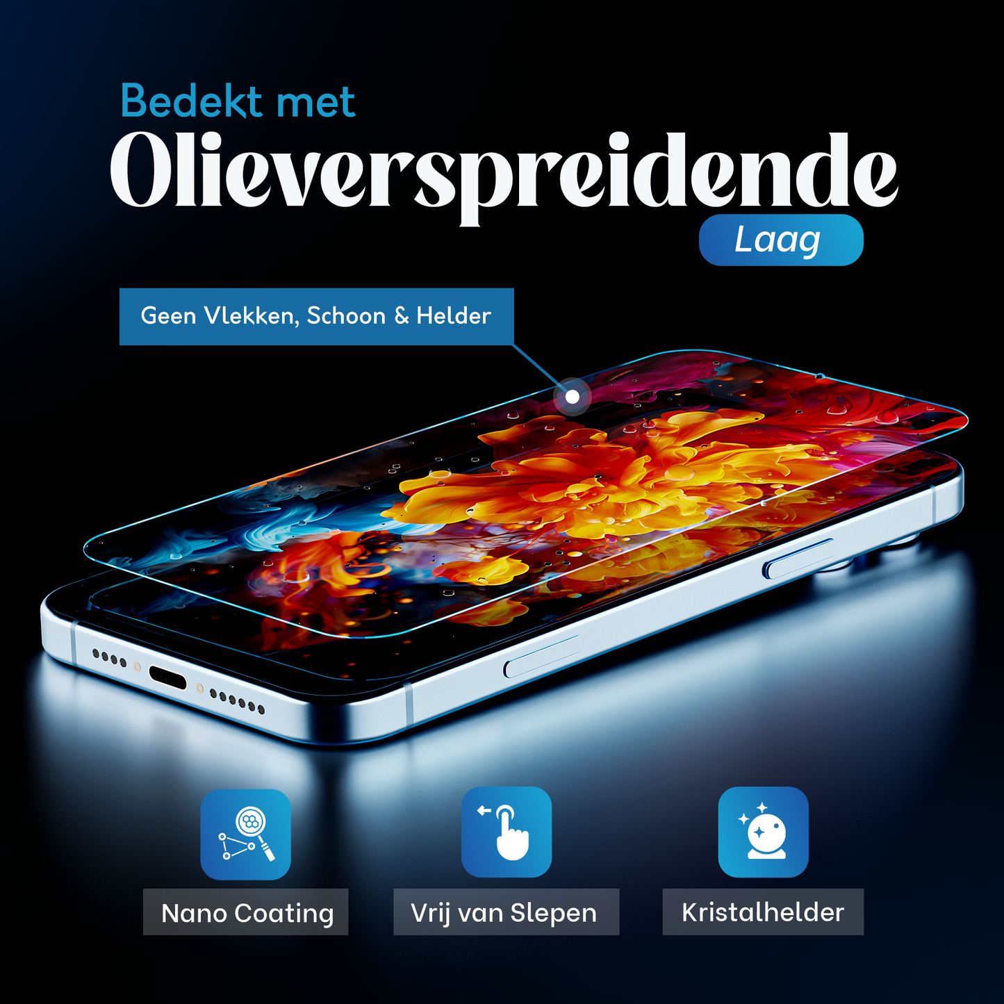 iTech COMBO voor iPhone 15 – Complete 4-in-1 Bescherming