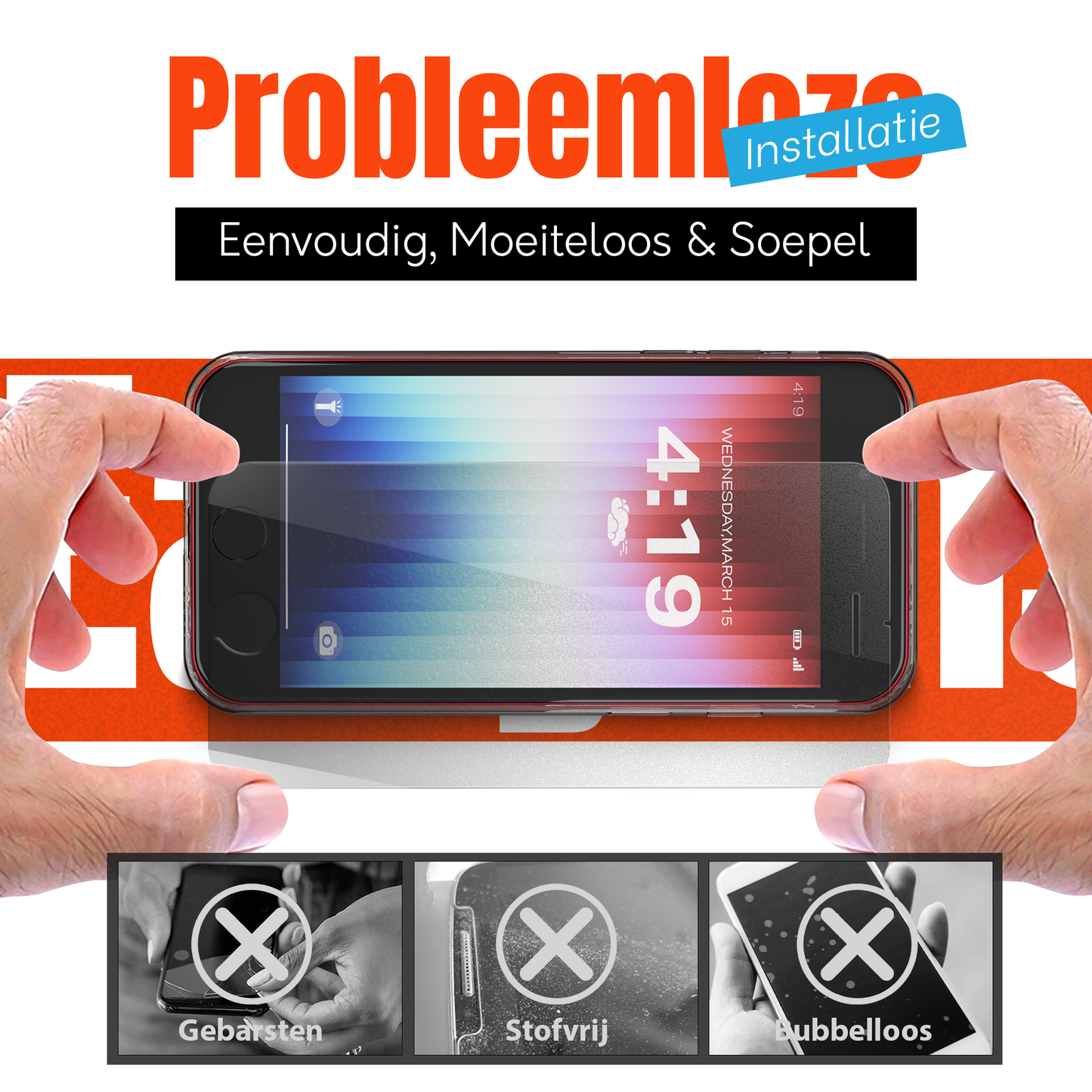 My Case Combo: Transparante Hoes met 2 Screenprotectors voor iPhone SE 2022 – Extra Veiligheid