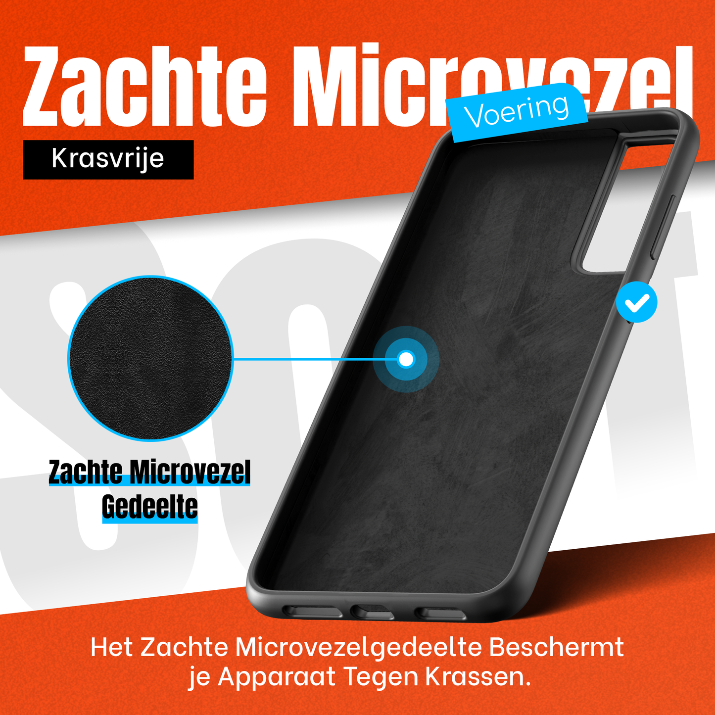 My Case Combo: Zwarte Siliconen Hoes met 2 Screenprotectors voor Samsung Galaxy S21 – Extra Veiligheid