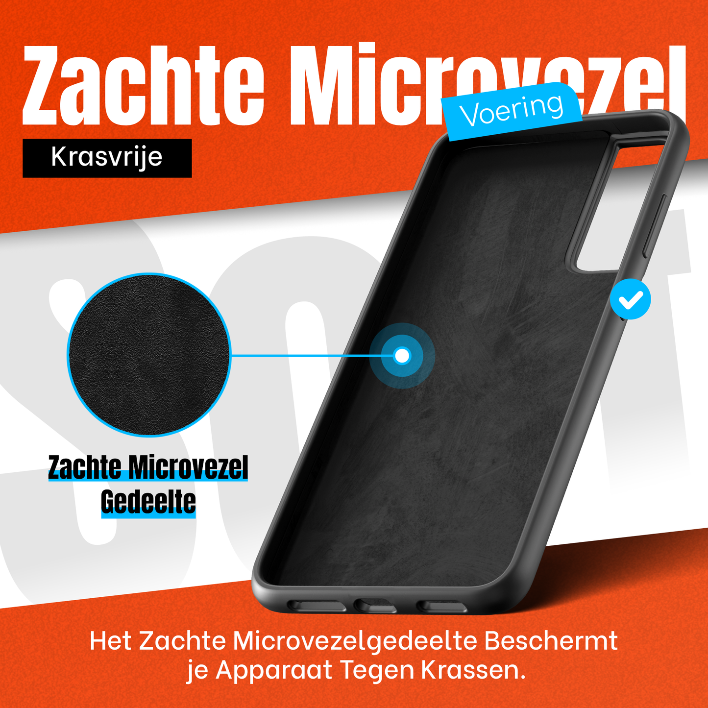My Case Combo: Zwarte Siliconen Hoes met 2 Screenprotectors voor Samsung Galaxy S22 – Extra Veiligheid