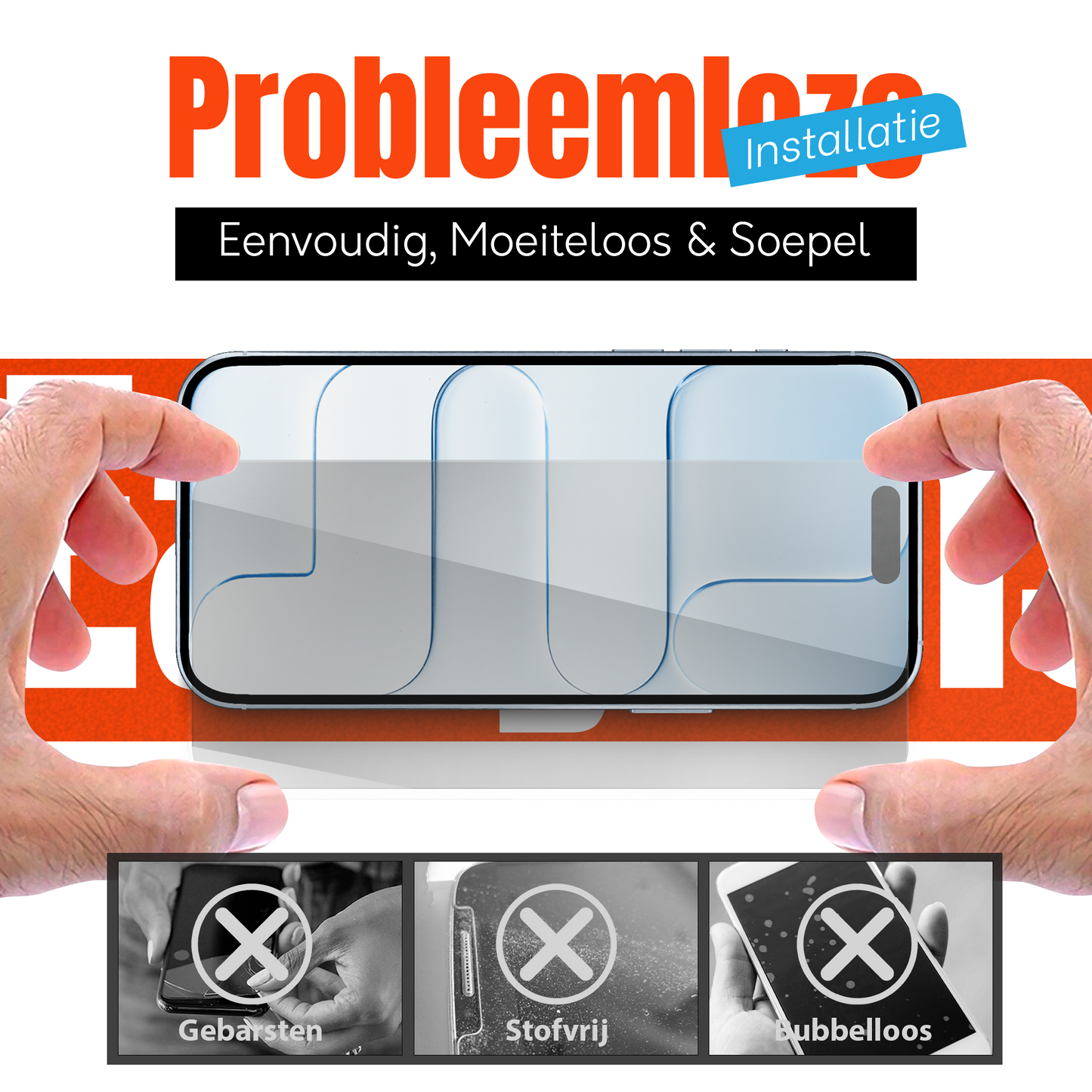 iPhone 17 Air Hoesje Transparant - screen protector