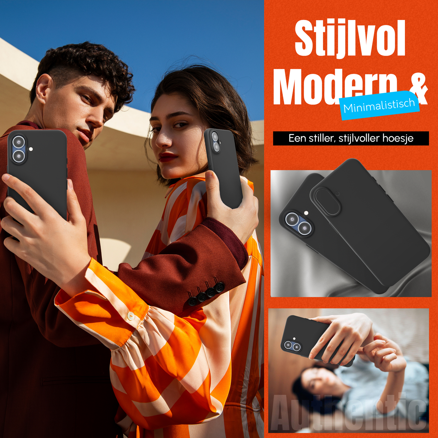 iPhone 17 hoesje Zwart