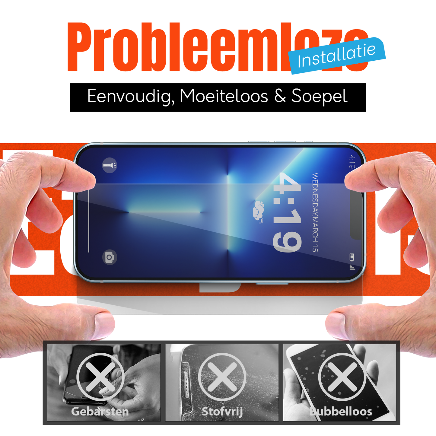 My Case Combo: Transparante Hoes met 2 Screenprotectors voor iPhone 13 Pro Max – Extra Veiligheid