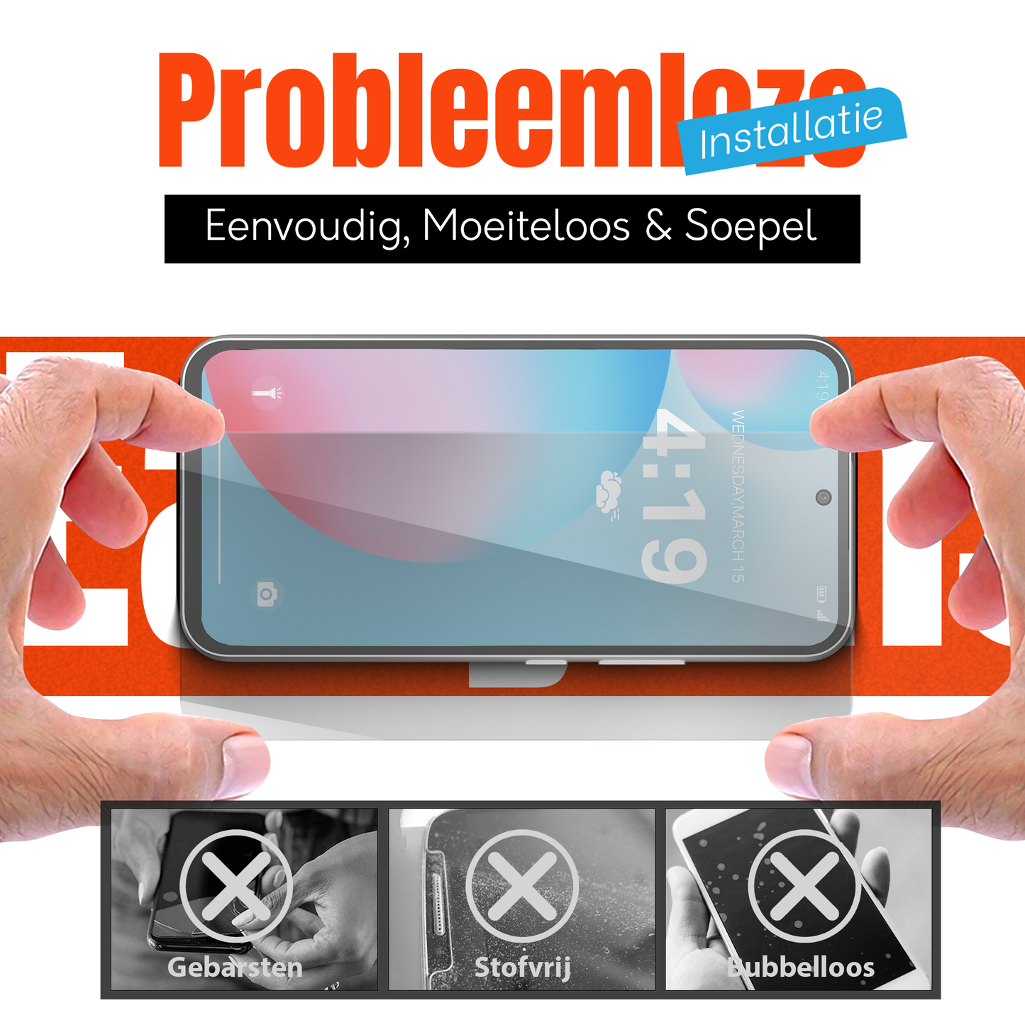 My Case Combo: Transparante Hoes met 2 Screenprotectors voor Samsung Galaxy S24 FE – Extra Veiligheid