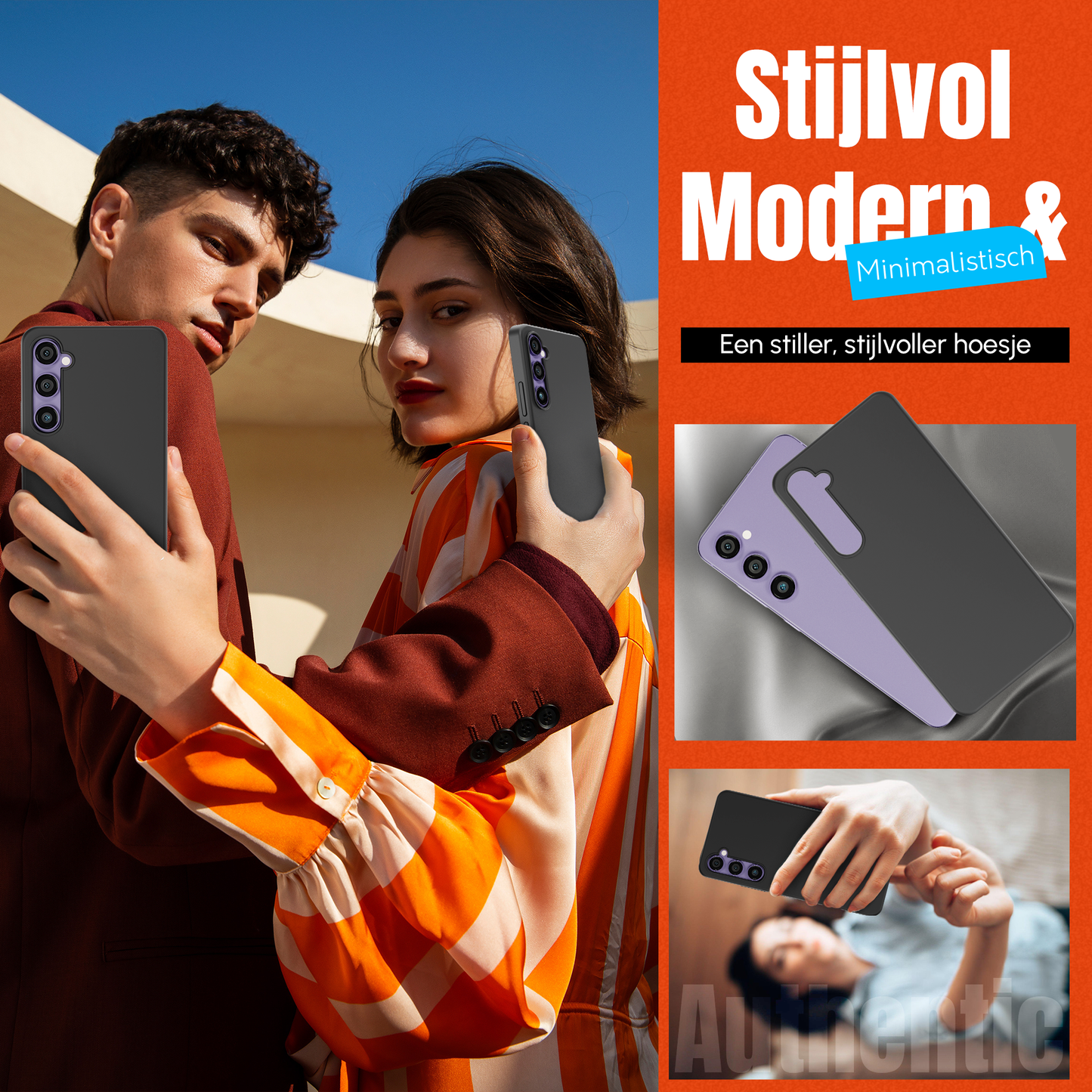 My Case Zwarte Siliconen Hoes voor Samsung Galaxy S23 Plus – Slank Maar Beschermend