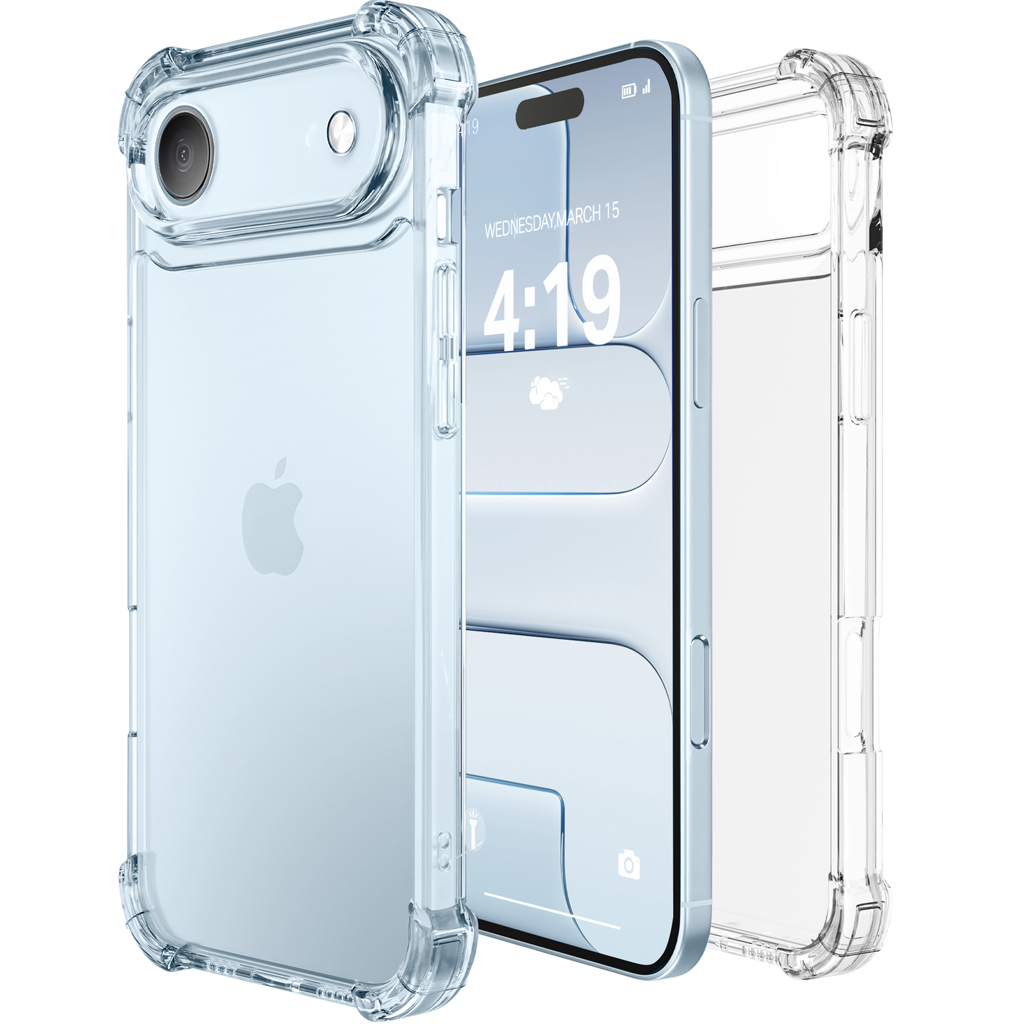 iPhone 17 air hoesje Transparant shock proof
