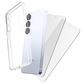 My Case Combo: Transparante Hoes met 2 Screenprotectors voor Samsung Galaxy S25 – Extra Veiligheid