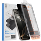 REOVO Privacy Screen Protector - Geschikt voor iPhone 16 Pro - Gorilla Glass Extra Hard - Installatie Tool