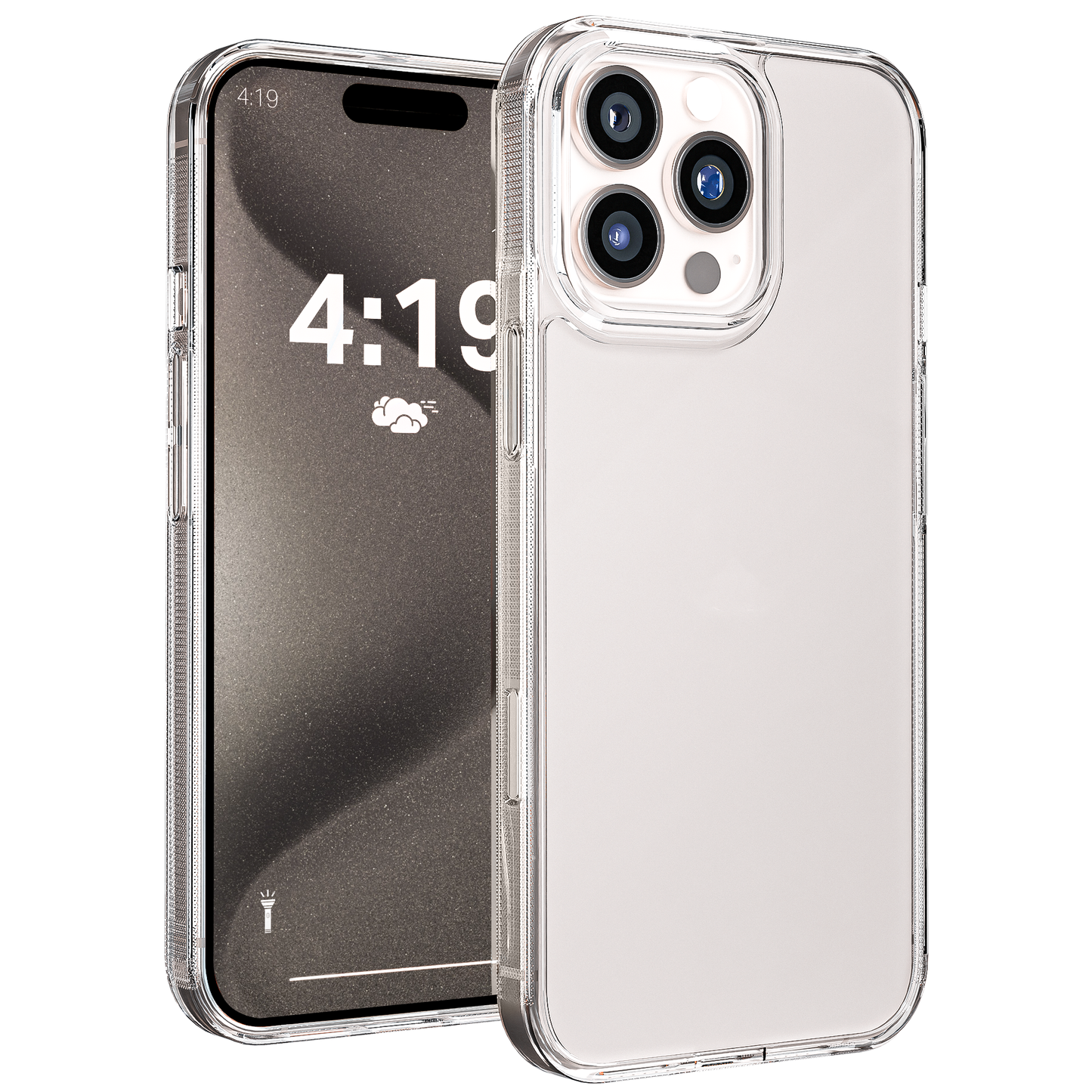 My Case Transparante Hoes voor iPhone 15 Pro Max – Langdurig Helder