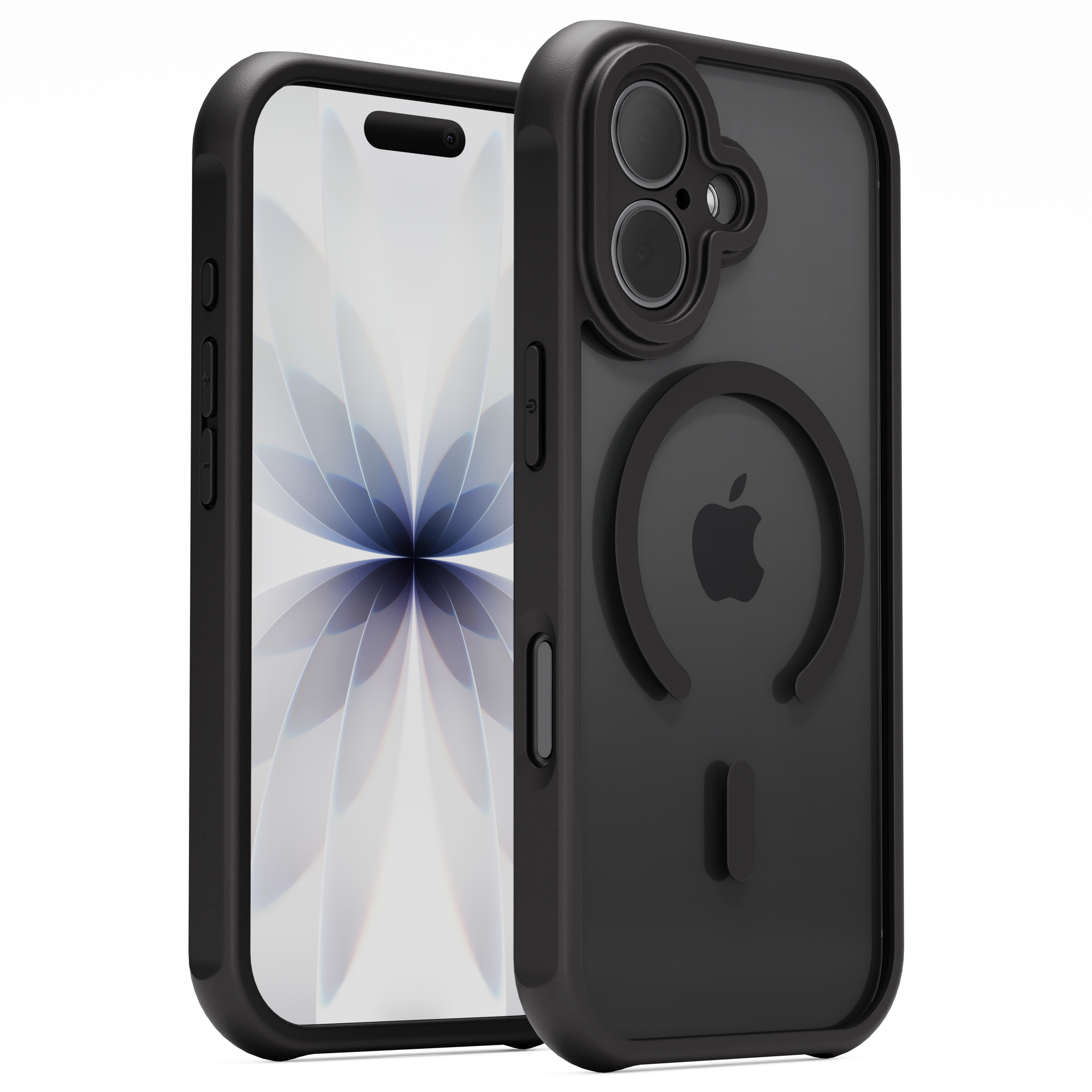 Reovo ClearMag Hoesje Geschikt voor iPhone 17 - Geschikt voor MagSafe - Zwart