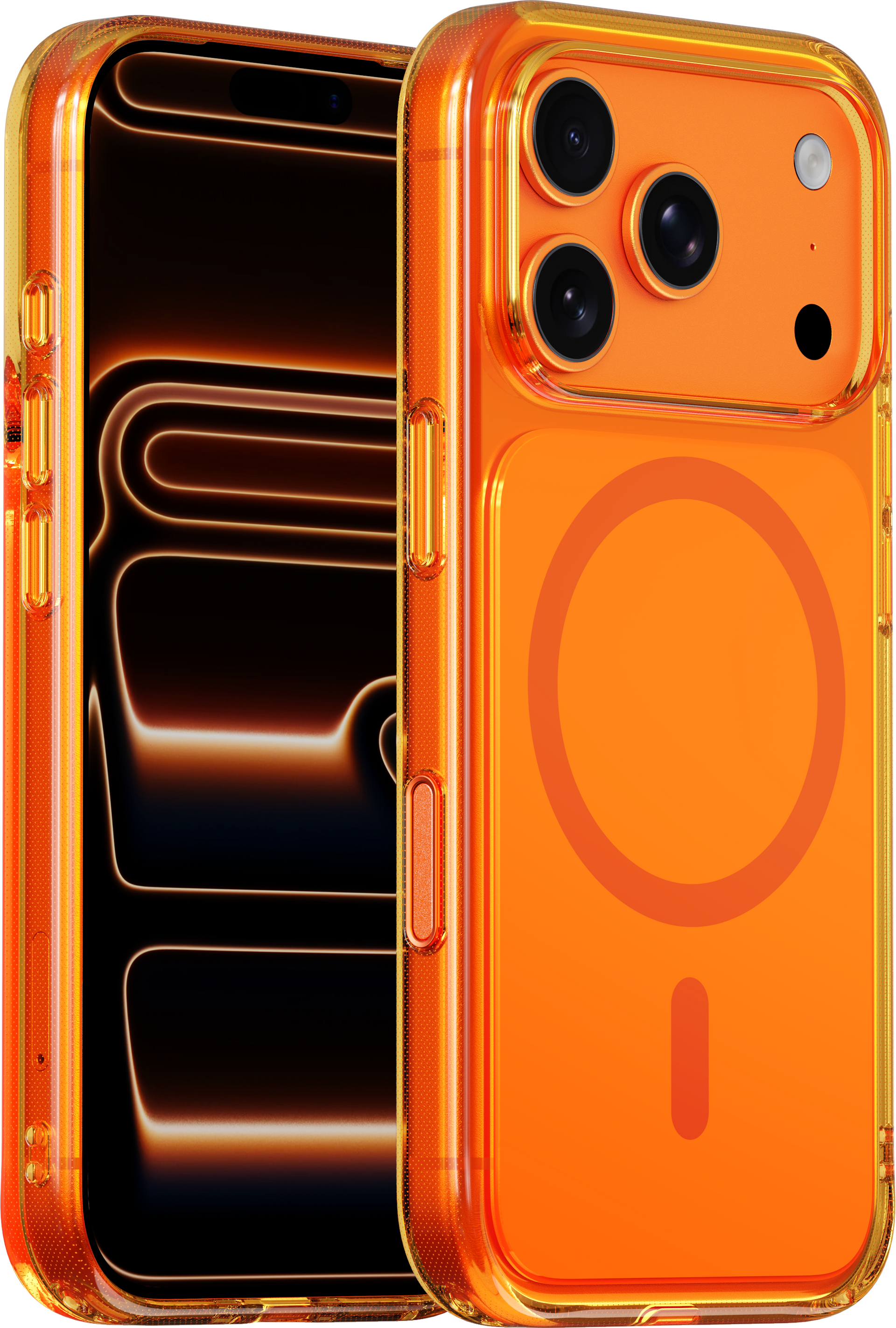iPhone 17 Pro Max MagSafe Cord Case Orange