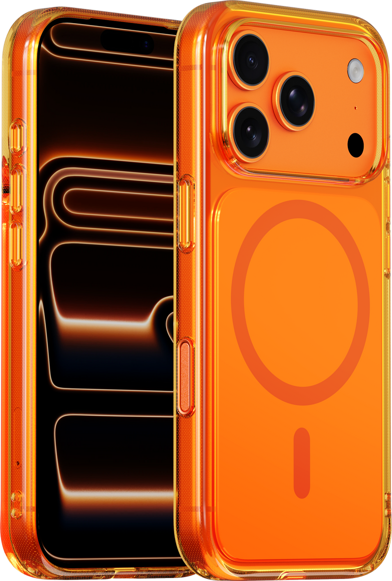 iPhone 17 Pro Max MagSafe Cord Case Orange