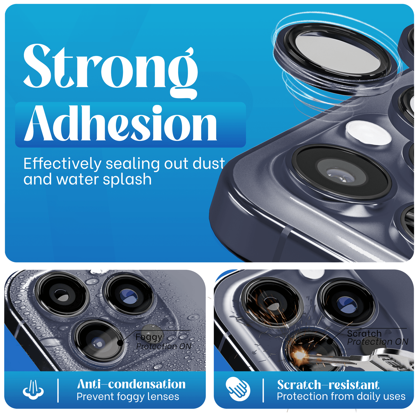 iPhone 17 Pro hoesje Transparant - screenprotector - camera protector