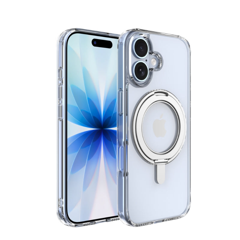 iPhone 17 hoesje Transparant Magsafe 360 telefoonstandaard