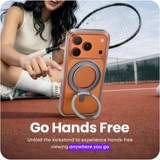 iPhone 17 Pro Max hoesje Transparant Magsafe 360 telefoonstandaard
