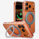 iPhone 17 Pro hoesje Transparant Magsafe 360 telefoonstandaard