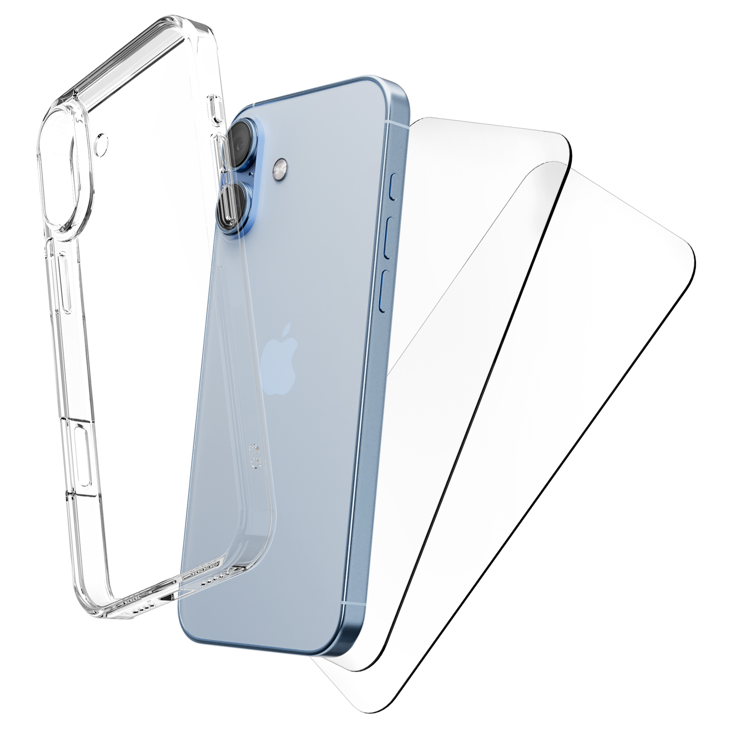 iPhone 17 Hoesje Transparant - screen protector