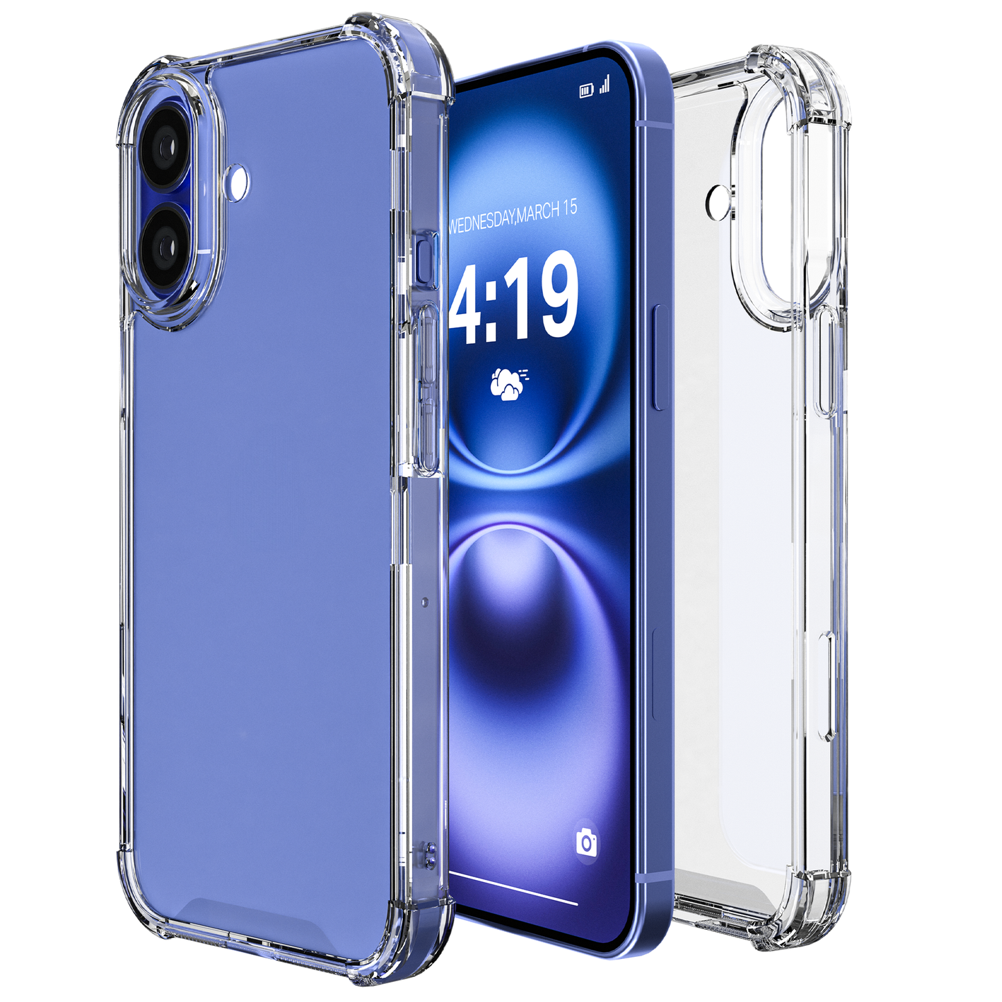 iTech Bumper Hoesje voor iPhone 16 – Slank, Schokbestendig & Beschermend