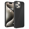 My Case Zwarte Siliconen Hoes voor iPhone 15 Pro – Slank Maar Beschermend