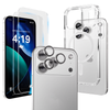 iPhone 17 Pro hoesje Transparant - screenprotector - camera protector