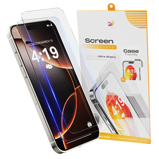 Solutionss4 Screenprotector voor iPhone 16 Pro – Case Vriendelijk