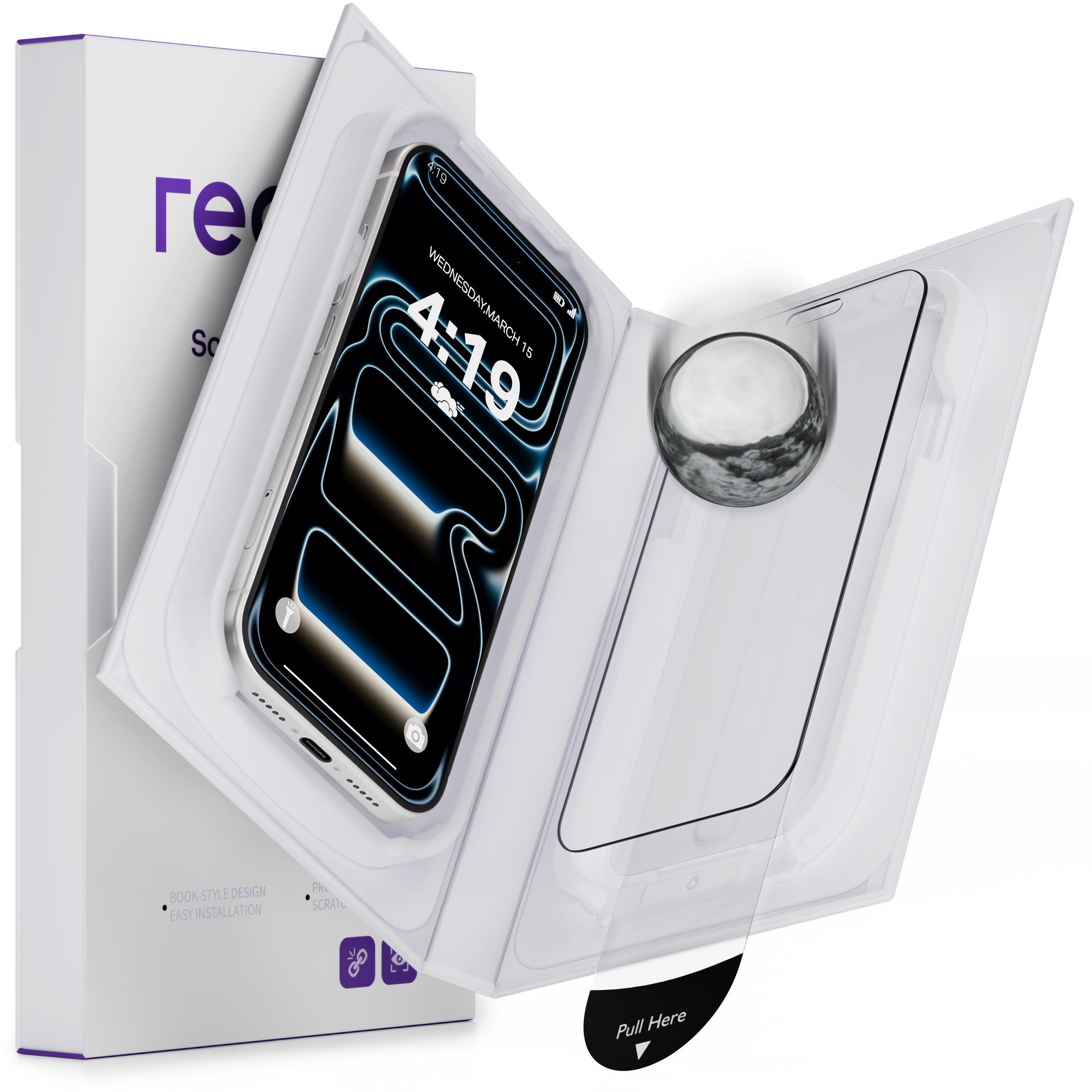 iPhone 17 Pro Max AR screen protector