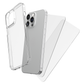 My Case Combo: Transparante Hoes met 2 Screenprotectors voor iPhone 14 Pro – Extra Veiligheid