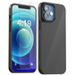 My Case Combo: Zwarte Siliconen Hoes met 2 Screenprotectors voor iPhone 12/12 Pro – Extra Veiligheid