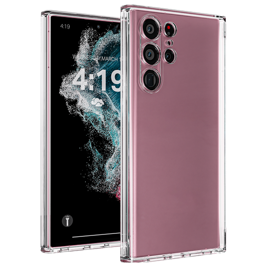 My Case Transparante Hoes voor Samsung Galaxy S22 Ultra – Langdurig Helder